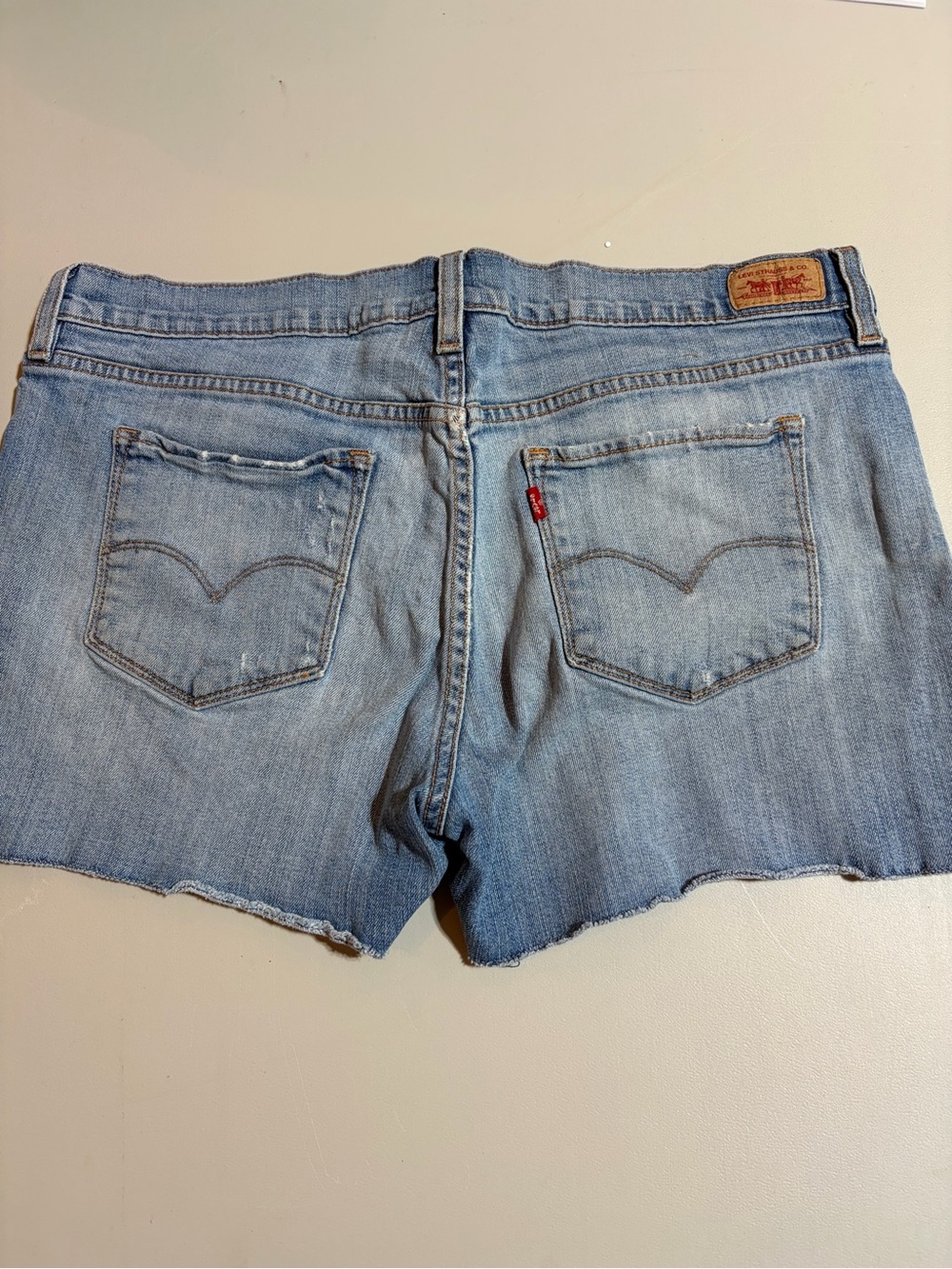 Levi's Light Blue Denim Cutoff Jean Shorts